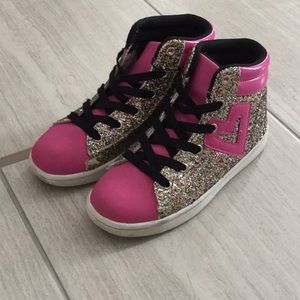 Sparkly hip hop high tops